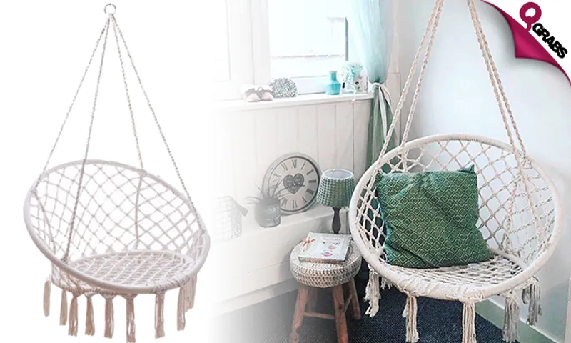 Indoor/Outdoor Hanging Chair Hammock!